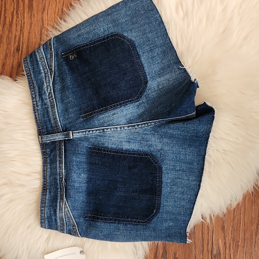 Anthropologie Pilcro Mid Rise Denim Shorts - Picture 4 of 4
